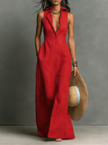 Celine Linen Shirt Maxi Dress