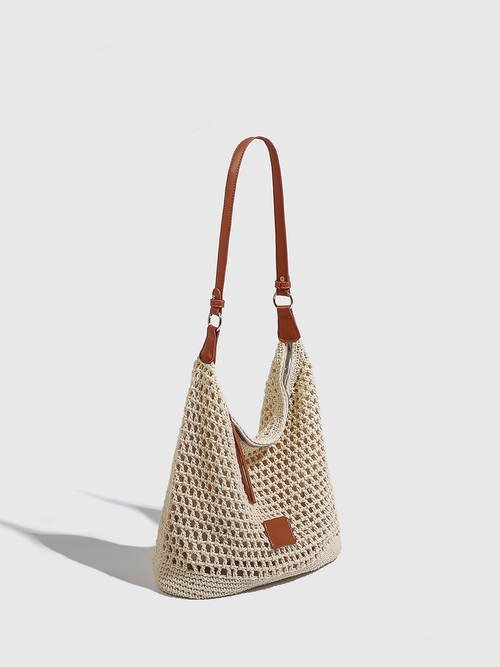 Amélie Woven Beach Shoulder Bag