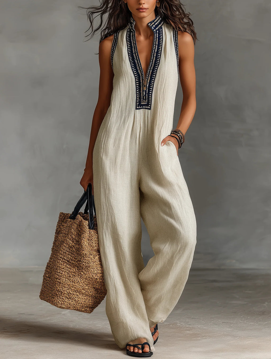 Valentina Wide-Leg Jumpsuit