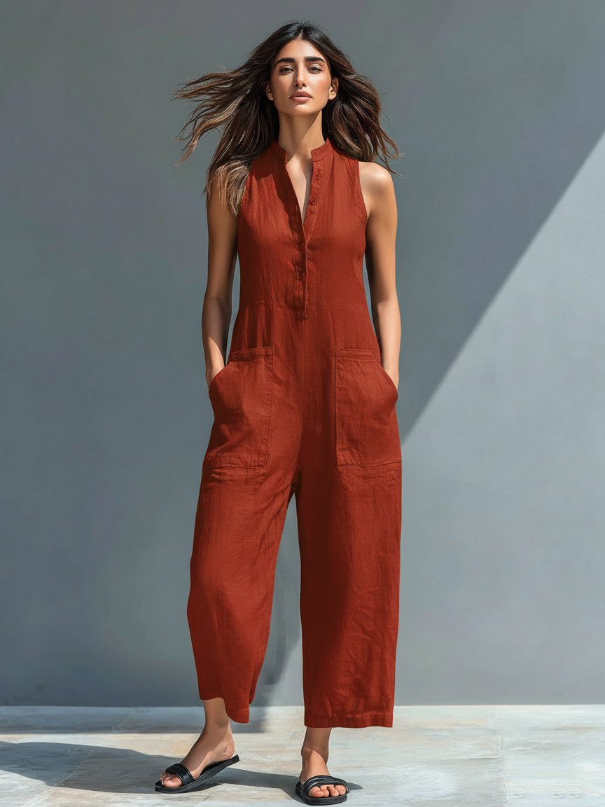 Seraphine Linen Jumpsuit