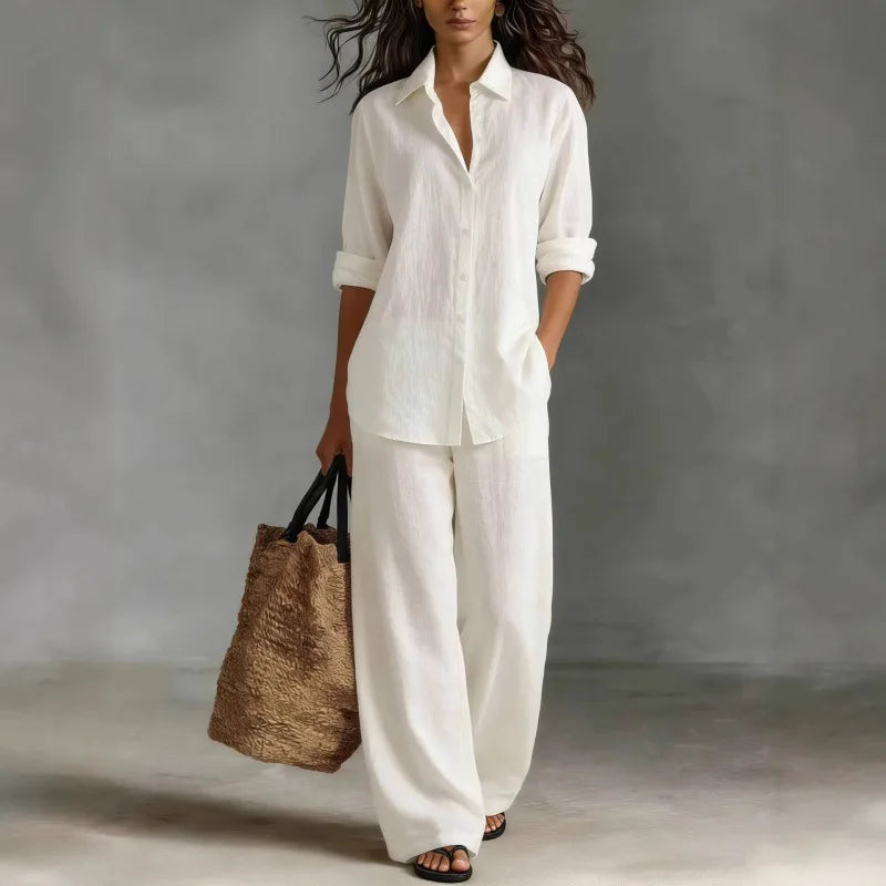 Nora Linen Two-Piece Set