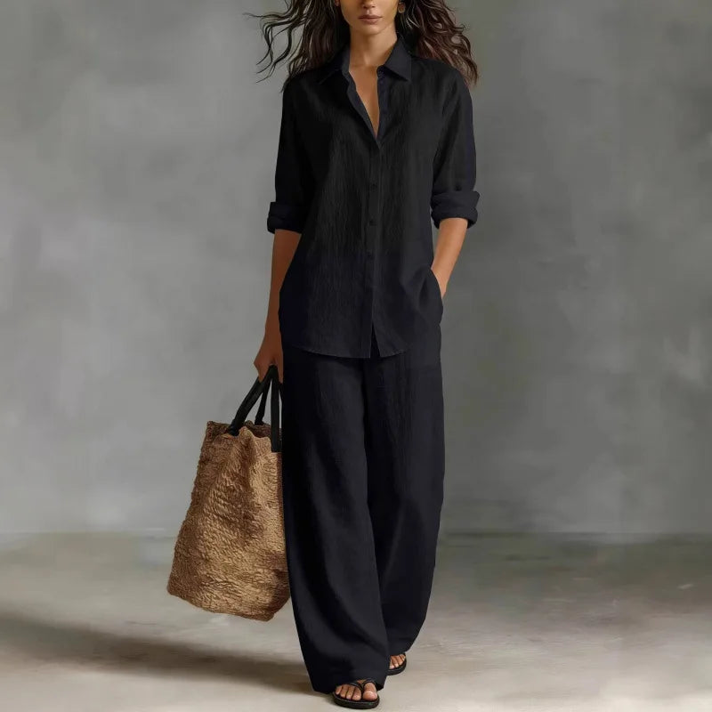 Nora Linen Two-Piece Set
