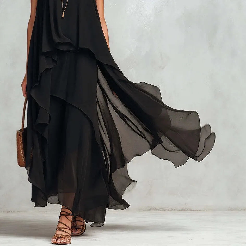 Noelle Asymmetric Maxi Dress