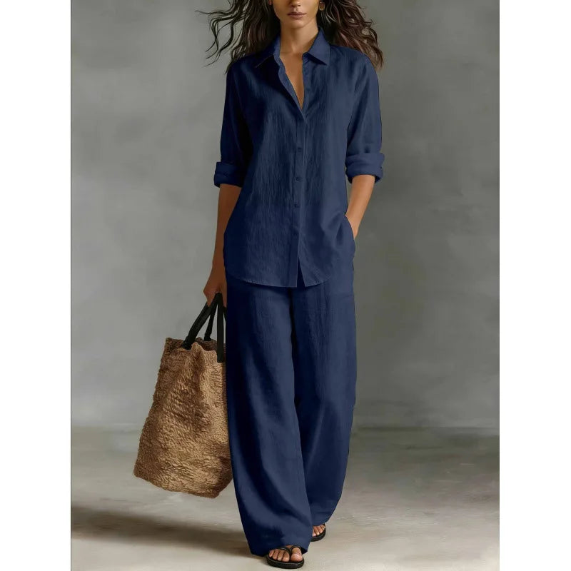 Nora Linen Two-Piece Set