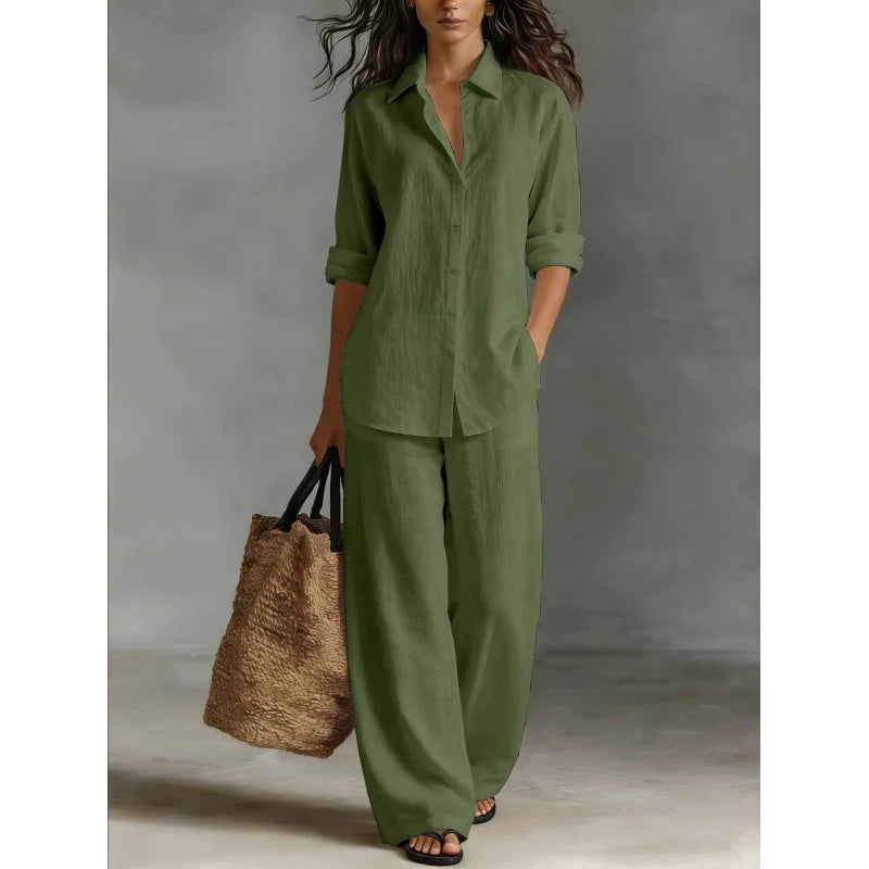 Nora Linen Two-Piece Set