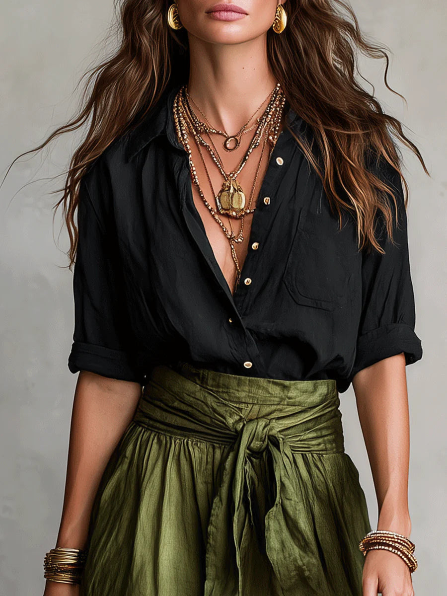 Vera Refined Midi Skirt Set