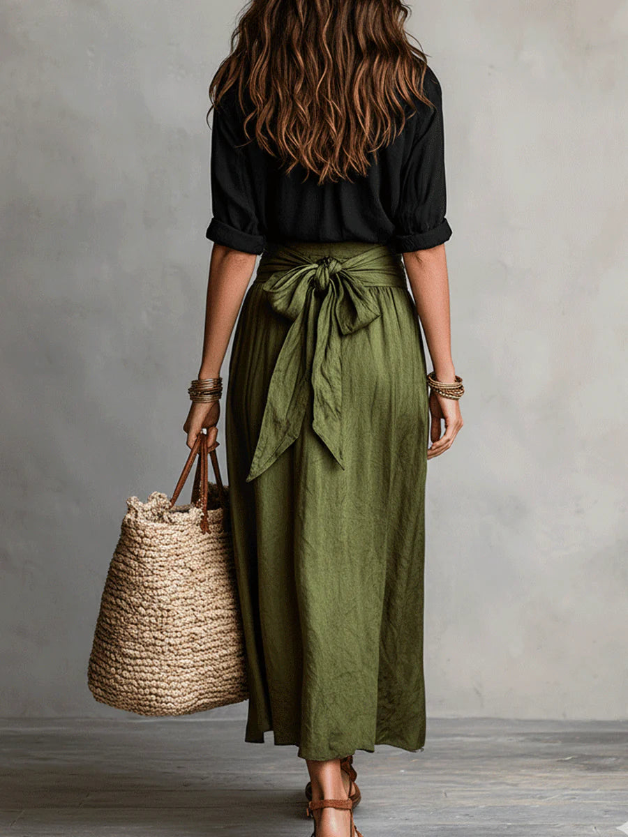 Vera Refined Midi Skirt Set