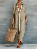 Émilie Shirt Maxi Dress