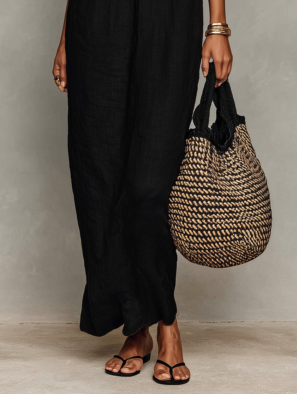 Isabelle Lace Panel Linen Maxi Dress