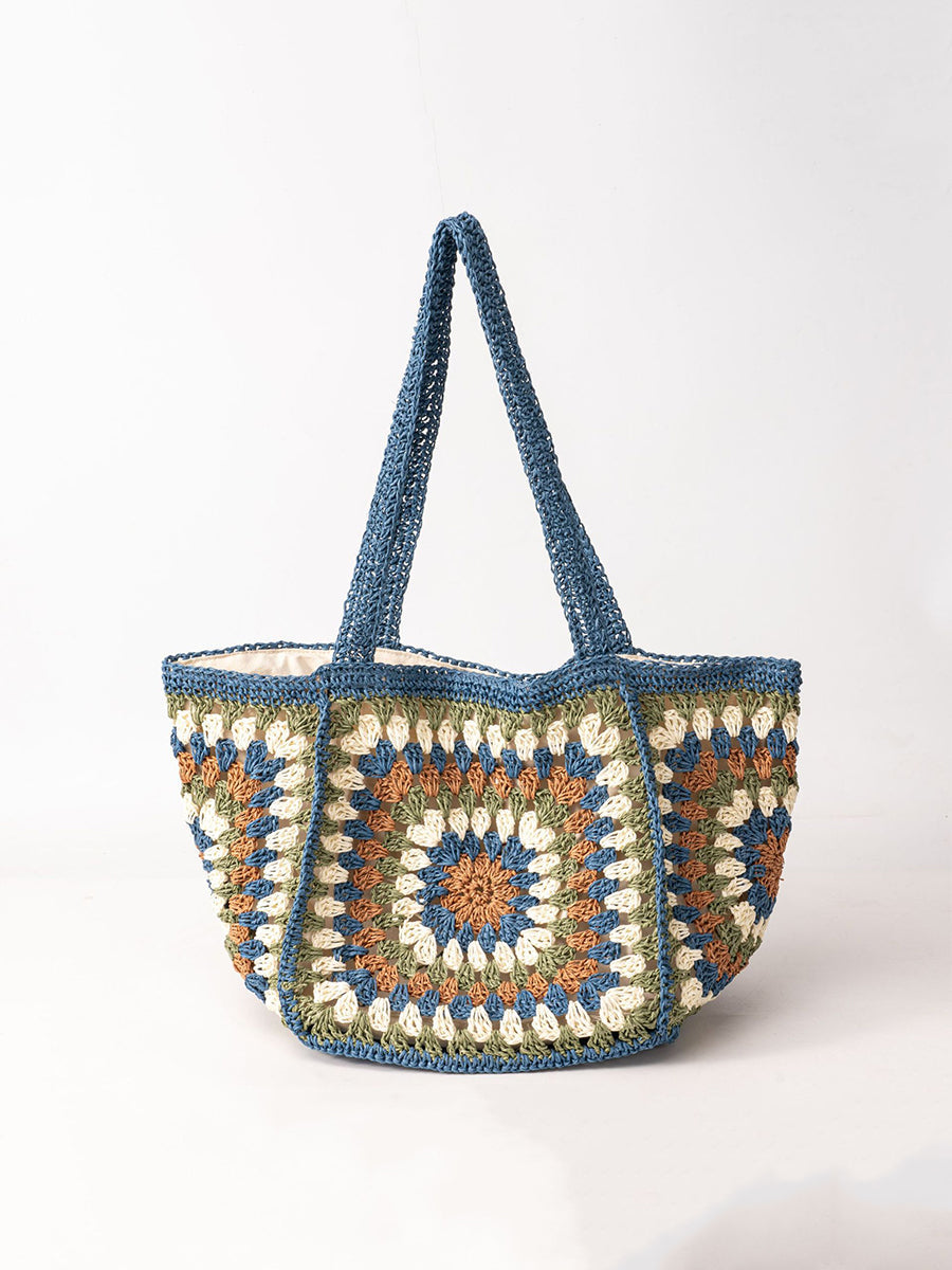 Solea Magnetic Woven Shoulder Bag
