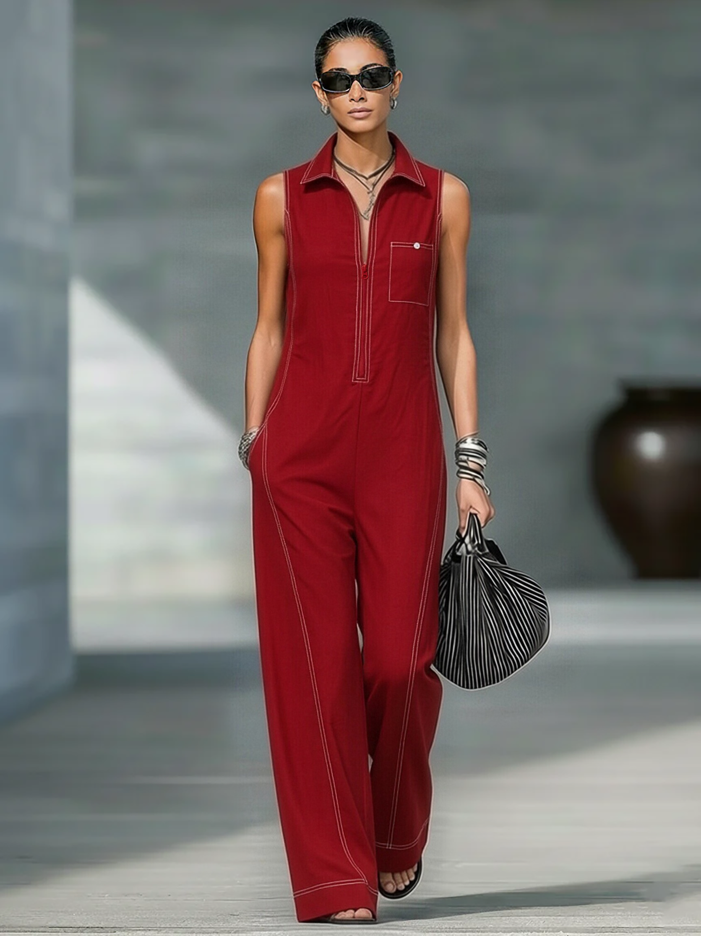 Noelle Tailored Jumpsuit