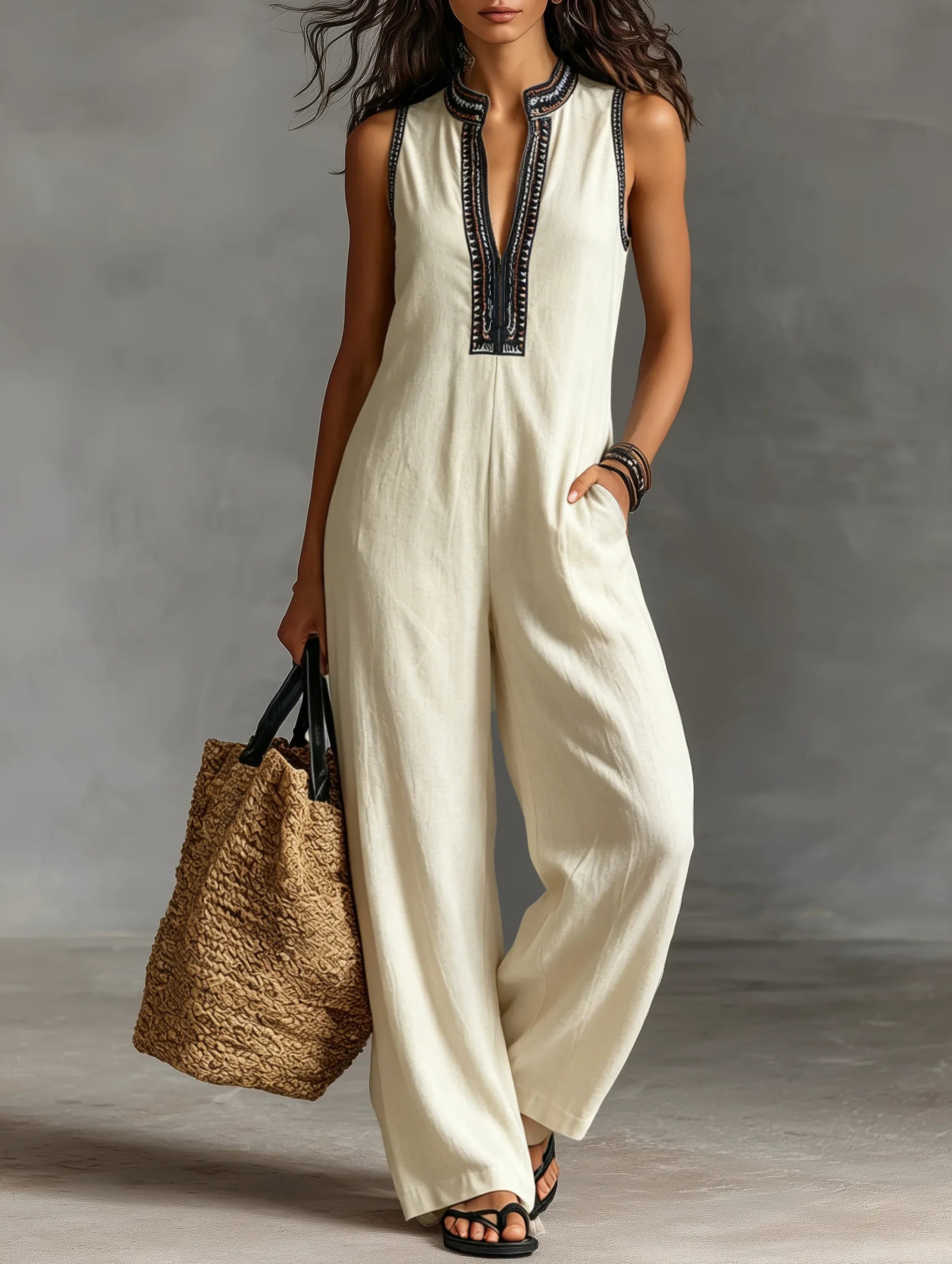 Valentina Wide-Leg Jumpsuit
