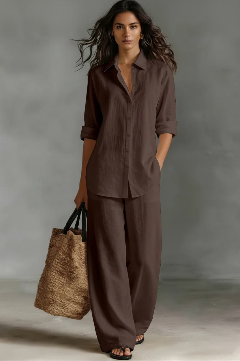Nora Linen Two-Piece Set