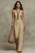 Sienna Cross-Back Resort Maxi Dress